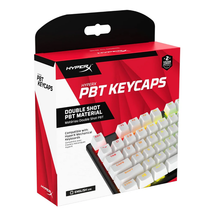 HyperX PBT Keycaps Full Set - White