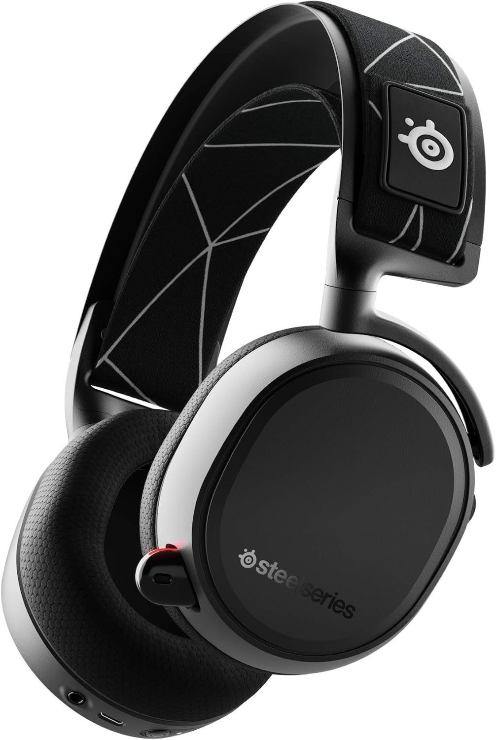 SteelSeries Arctis 9 Wireless Gaming Headset Black – Dual Wireless 2.4GHz + Bluetooth, 20h+ Battery, ClearCast Mic, Open Box