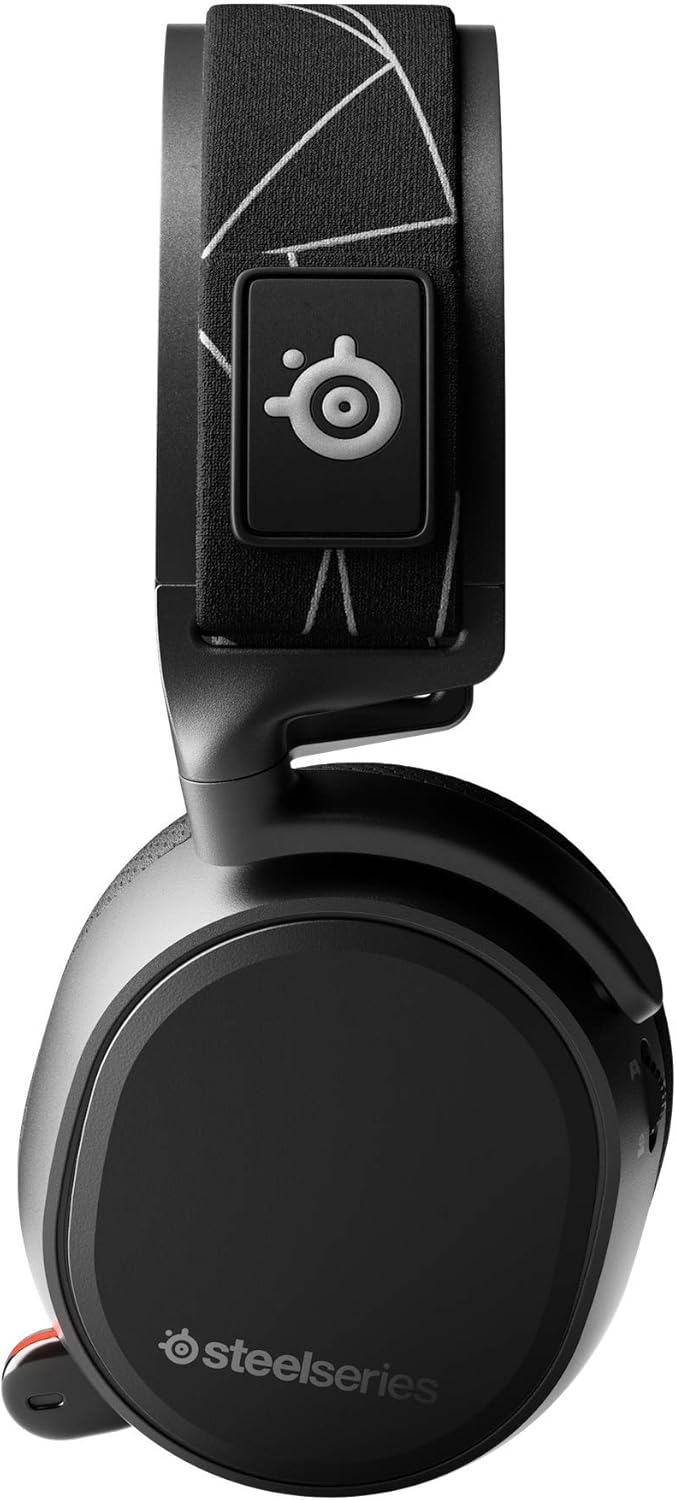 SteelSeries Arctis 9 Wireless Gaming Headset Black – Dual Wireless 2.4GHz + Bluetooth, 20h+ Battery, ClearCast Mic, Open Box