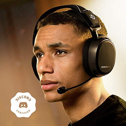 SteelSeries Arctis 9 Wireless Gaming Headset Black – Dual Wireless 2.4GHz + Bluetooth, 20h+ Battery, ClearCast Mic, Open Box