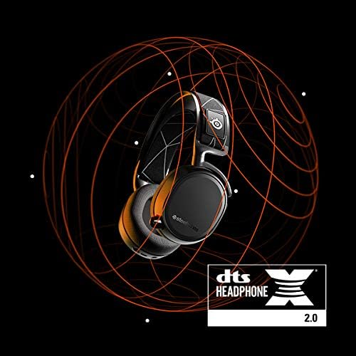 SteelSeries Arctis 9 Wireless Gaming Headset Black – Dual Wireless 2.4GHz + Bluetooth, 20h+ Battery, ClearCast Mic, Open Box