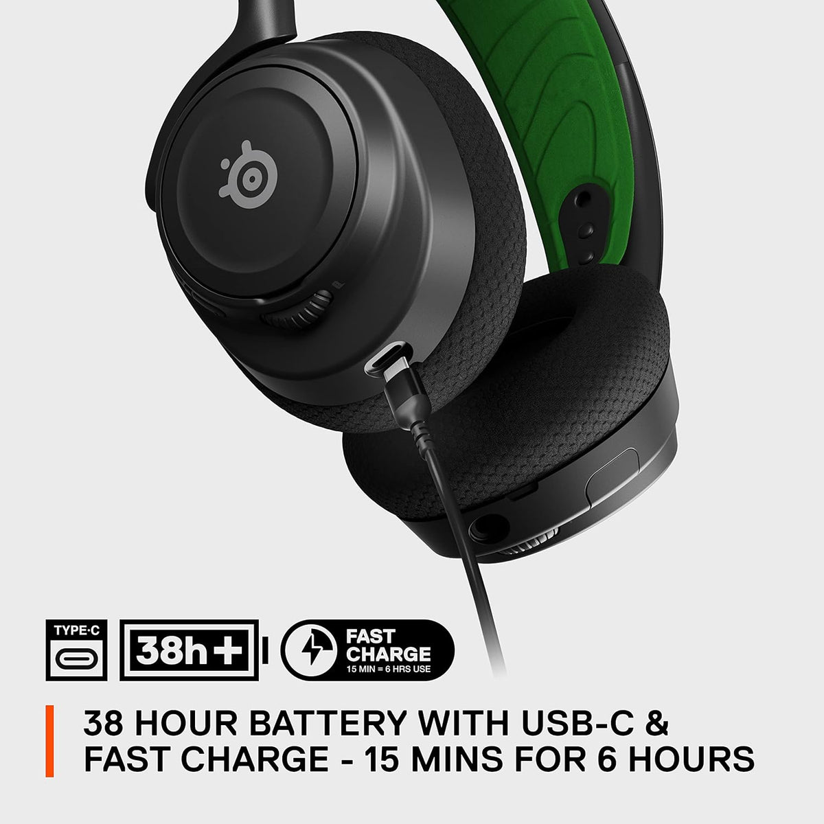 SteelSeries Arctis Nova 7X Wireless Gaming Headset for Xbox Black – 2.4GHz + Bluetooth, 38h Battery, ClearCast Gen 2 Mic, Open Box