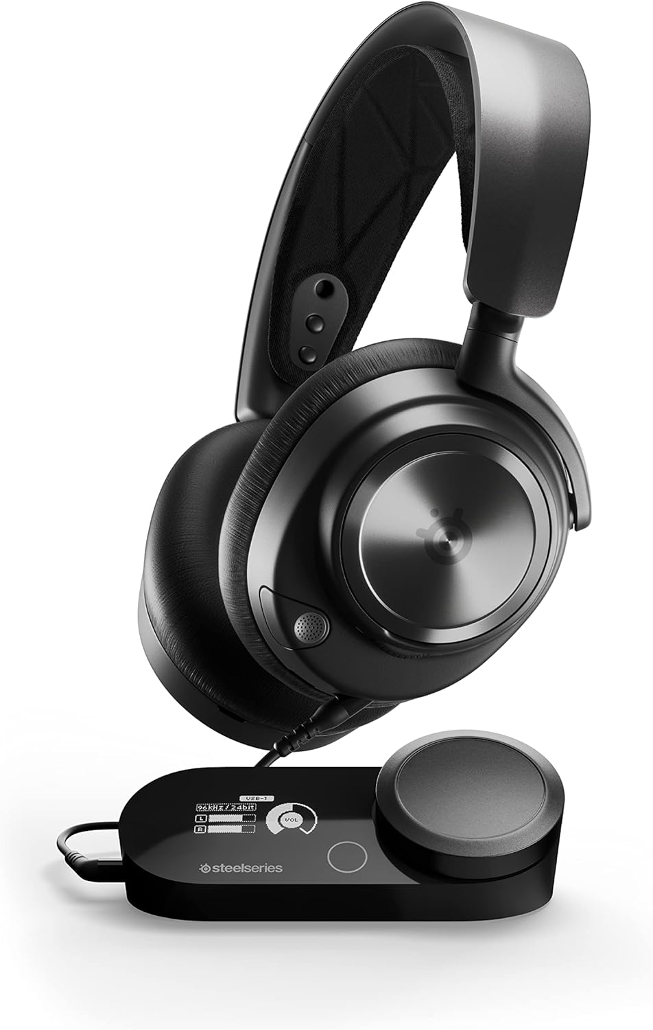 SteelSeries Arctis Nova Pro Wired Gaming Headset Black – GameDAC Gen 2, Hi-Res Audio, ClearCast Gen 2 Mic, Open Box