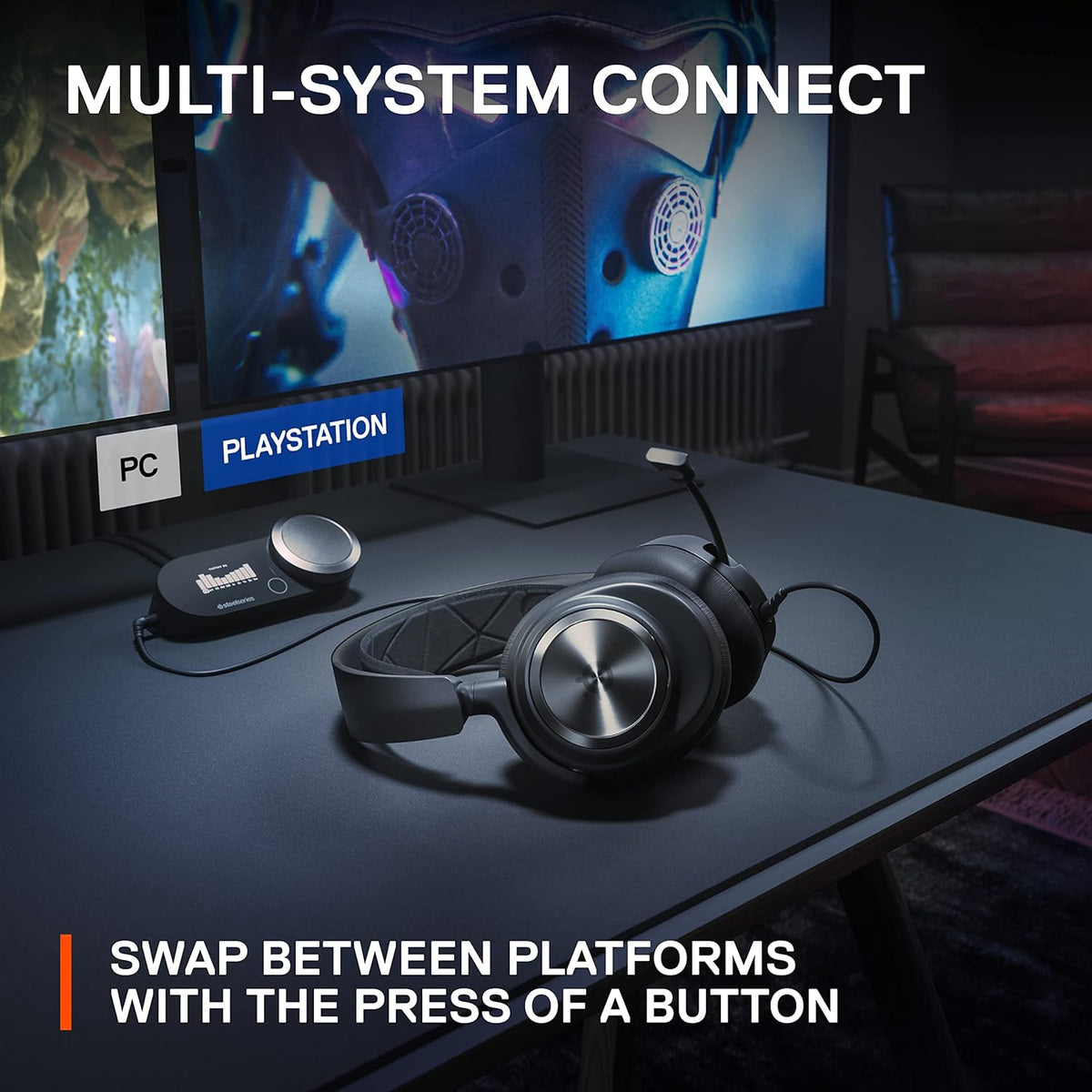 SteelSeries Arctis Nova Pro Wired Gaming Headset Black – GameDAC Gen 2, Hi-Res Audio, ClearCast Gen 2 Mic, Open Box