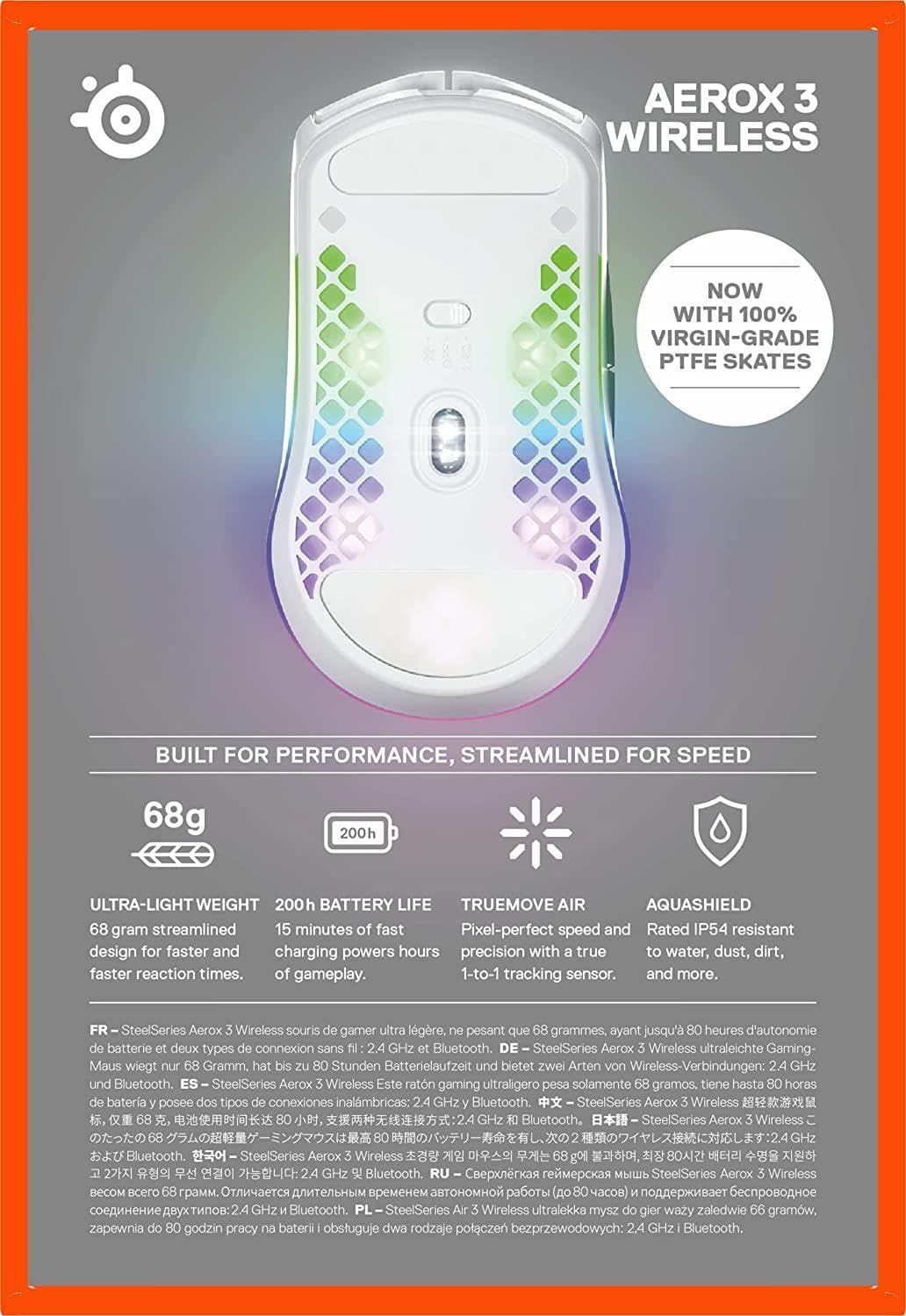 SteelSeries Aerox 3 Wireless White