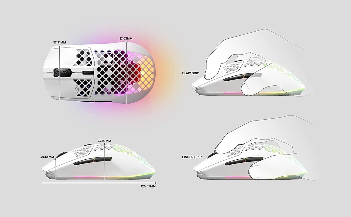 SteelSeries Aerox 3 Wireless White