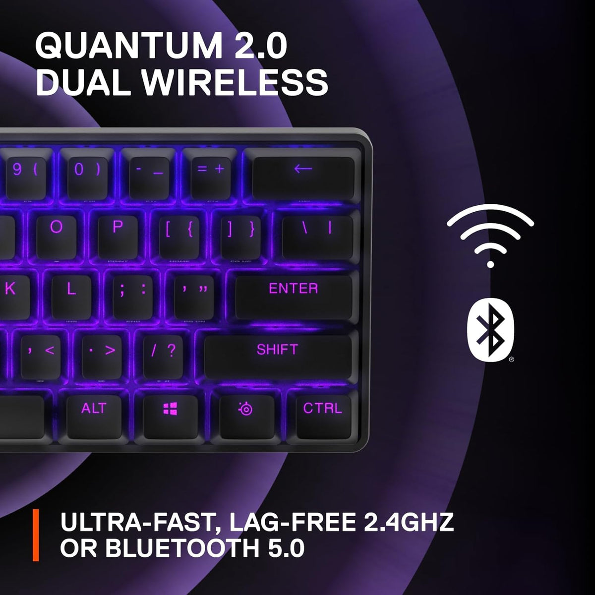 SteelSeries Apex Pro Mini Mechanical Gaming Keyboard – 60% Compact, OmniPoint 2.0 Adjustable Switches, RGB, Open Box