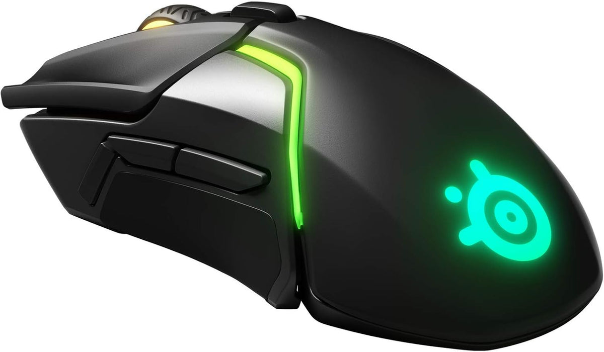 SteelSeries Rival 650 Wireless Gaming Mouse – TrueMove3+ Dual Sensor 12K CPI, Adjustable Weights, Rapid Charge, Open Box