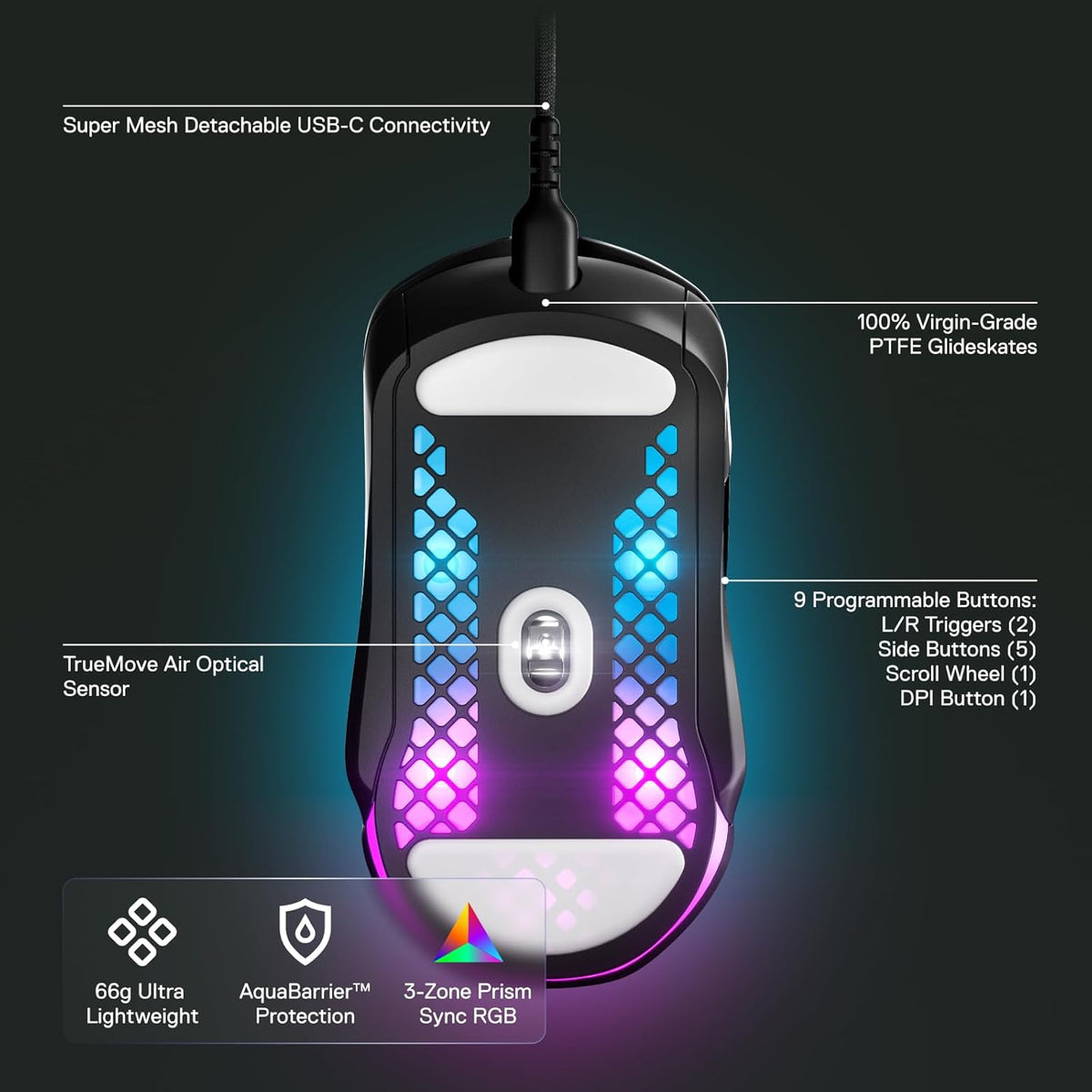 SteelSeries Aerox 5 Gaming Mouse