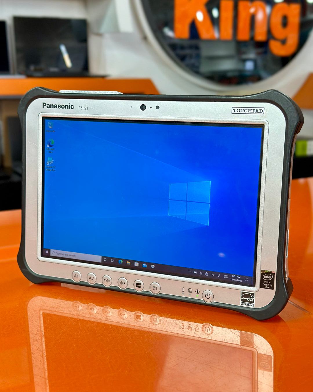 Panasonic Toughbook FZ-G1 Tablet – Core i5, 8GB RAM, 128GB SSD, 10″ FHD Touchscreen, Used