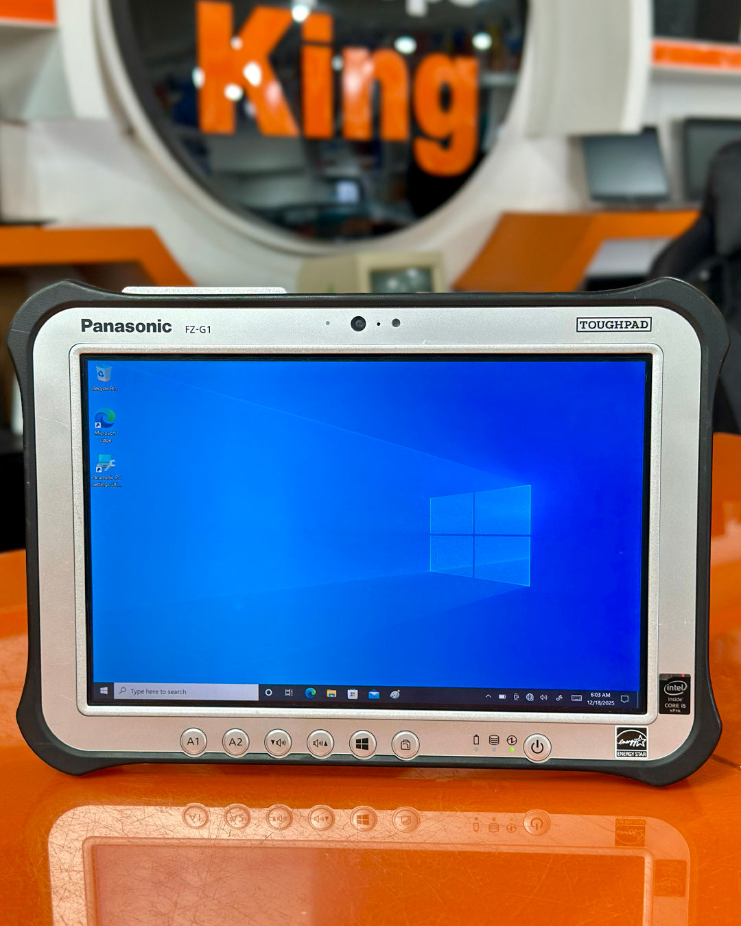 Panasonic Toughbook FZ-G1 Tablet – Core i5, 8GB RAM, 128GB SSD, 10″ FHD Touchscreen, Used