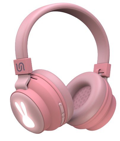 Porodo Kids Wireless Headphone Comfortable And Safe Pink