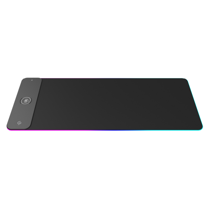 Porodo Gaming RGB Gaming Mouse Pad With 15W Fast Wireless Charger