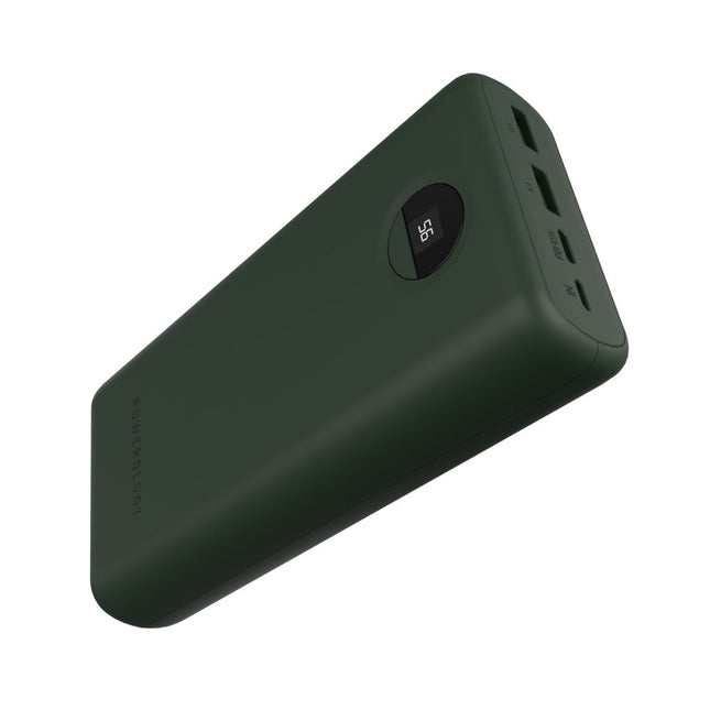 Powerology Portable Power Bank 30000mAh PD 45W Fast Charging GREEN