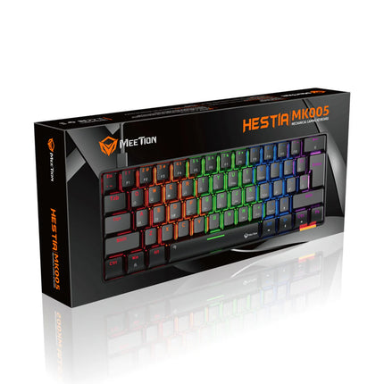 MEETION RGB Wired Mechanical Keyboard -BLACK | MK005