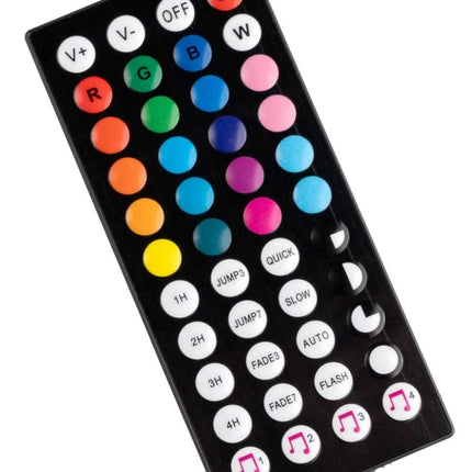 Porodo Blue PB-RGBSL Sound Reactive 5m RGB Strip Light with 44 Key Remote