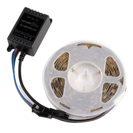 Porodo Blue PB-RGBSL Sound Reactive 5m RGB Strip Light with 44 Key Remote