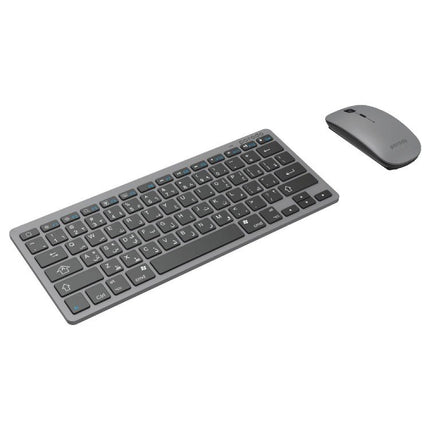 Porodo Wireless Super Slim and Portable Bluetooth Keyboard with Mouse (English / Arabic)