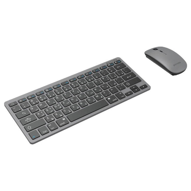 Porodo Wireless Super Slim and Portable Bluetooth Keyboard with Mouse (English / Arabic)