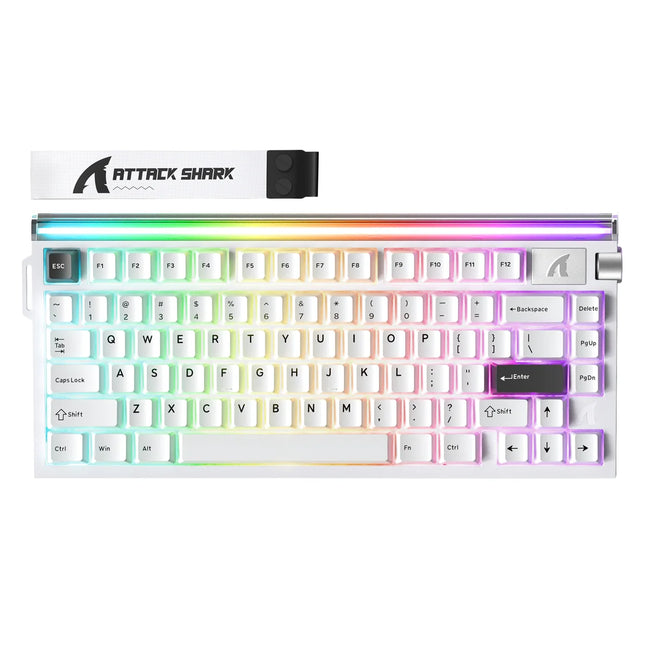ATTACK SHARK R85 HE Rapid Trigger Gaming Keyboard – Hall Effect Magnetic Switches, Custom RGB Lightbox, Brand New
