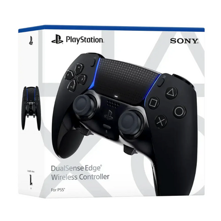 Sony DualSense Edge Wireless Black Controller for PS5 – Customizable, Adaptive Triggers, Swappable Back Buttons, and Haptic Feedback