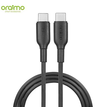 Oraimo SpeedLine Type-C to Type-C Data Cable OCD-C24 3A - Black