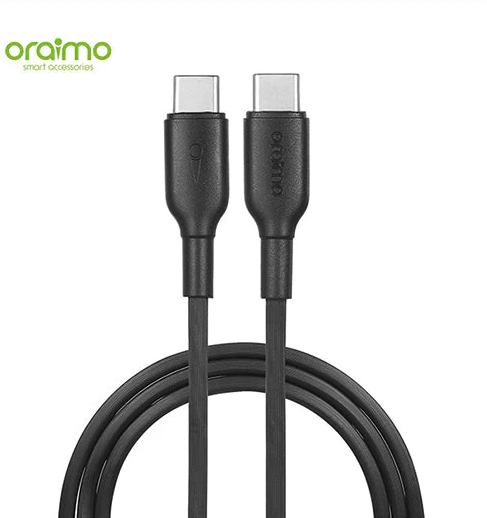 Oraimo SpeedLine Type-C to Type-C Data Cable OCD-C24 3A - Black