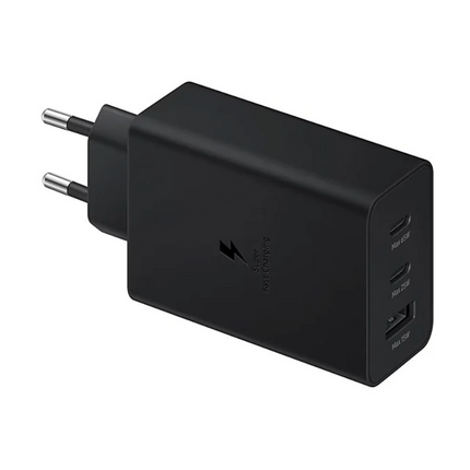 Samsung 65W Power Adapter Trio Original  - Fast Charging, Universal Compatibility, and Triple Ports