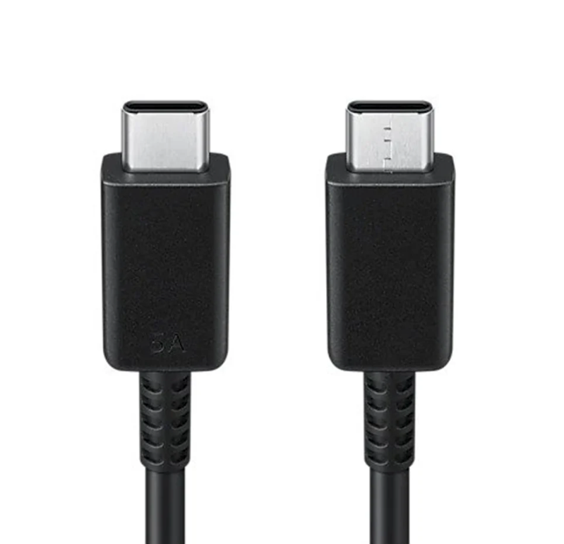 Samsung Original Type-C to Type-C Cable with Adapter (45W) – Super Fast Charging and Data Transfer