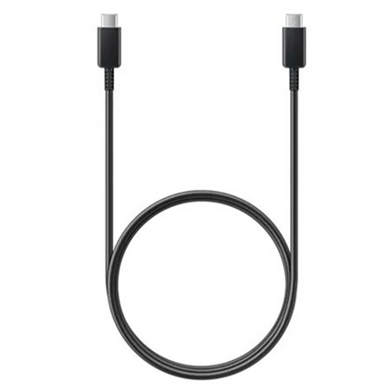 Samsung Original Type-C to Type-C Cable with Adapter (45W) – Super Fast Charging and Data Transfer