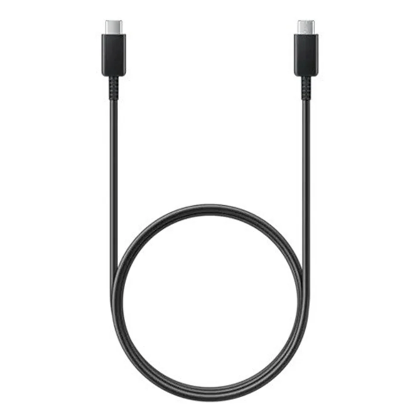Samsung Original Type-C to Type-C Cable with Adapter (45W) – Super Fast Charging and Data Transfer