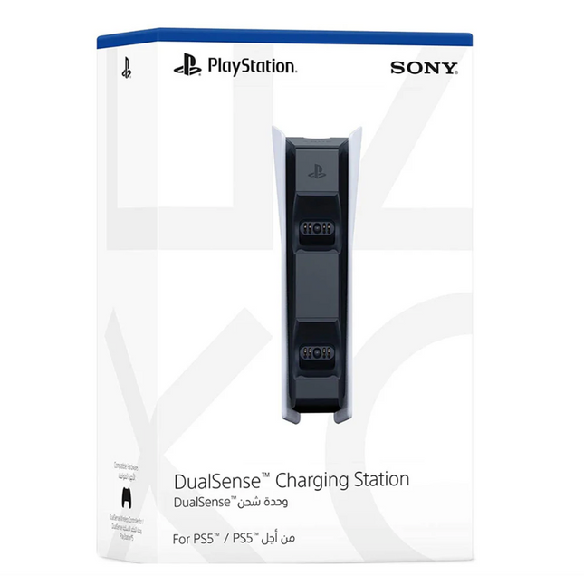 Sony PlayStation DualSense Charging Station | Charges 2 Controllers Simultaneously | Includes AC Adapter and Power Cord