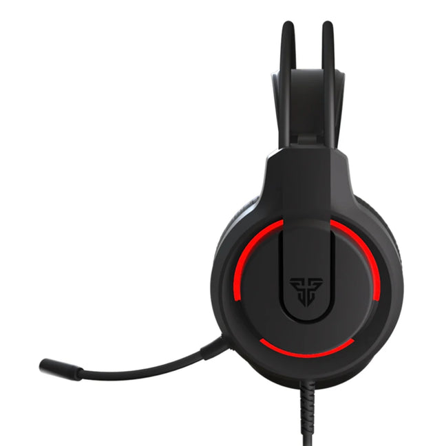 Fantech HQ53 Flash - Lightweight Gaming Headset with Red Lighting and Easy Volume Control