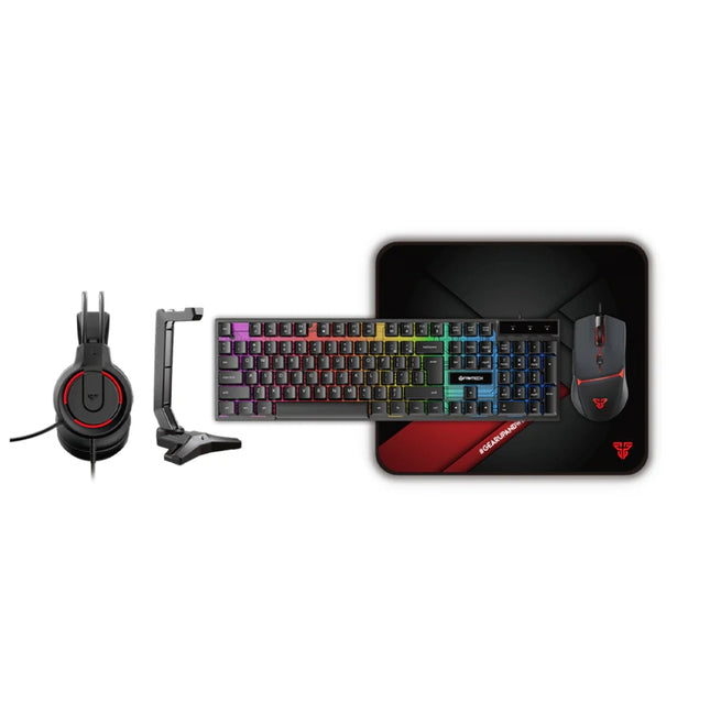 Fantech P51 Gaming Set 5-in-1: Mouse, Keyboard, Headset, Stand, and Mousepad