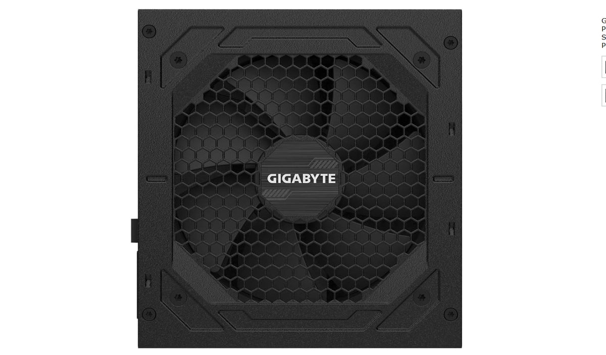Gigabyte GP-P1000GM (80 Plus Gold 1000W, Modular, Smart Fan, Smart Power Protection, Power Supply)