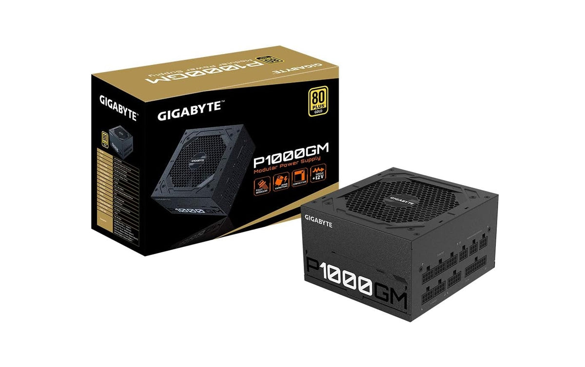 Gigabyte GP-P1000GM (80 Plus Gold 1000W, Modular, Smart Fan, Smart Power Protection, Power Supply)