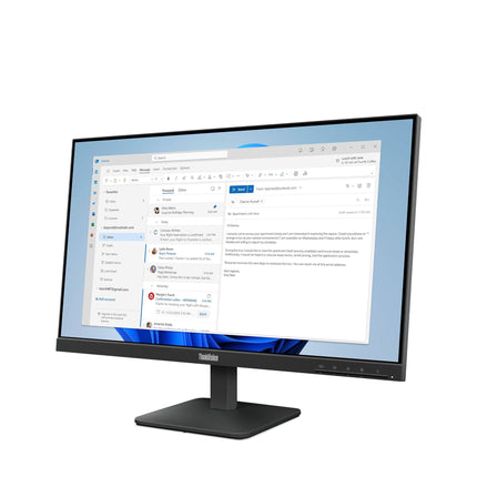 Lenovo ThinkVision S24-4e 64B5KAT1EU Monitor – 23.8″ FHD IPS, 100Hz, 3-Side Borderless, HDMI + VGA, Brand New