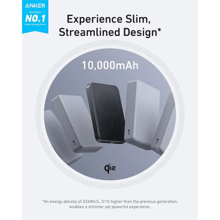 Anker   MagGo   Power   Bank   (10K,   Slim)   Black