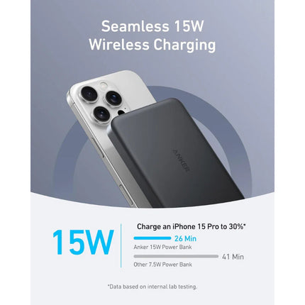 Anker   MagGo   Power   Bank   (10K,   Slim)   Black