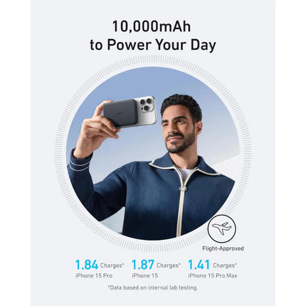 Anker   MagGo   Power   Bank   (10K,   Slim)   Black