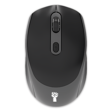 Mouschi Wireless M3 Mouse – Silent Clicks, 2.4GHz Wireless, Adjustable DPI, Black& Gray  , Brand New