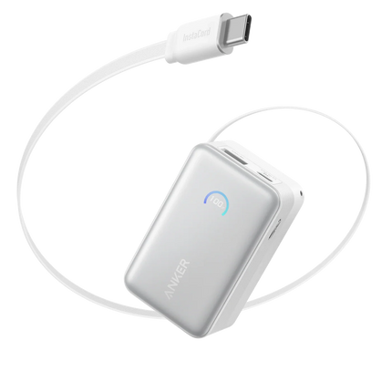 Anker   (10K,   45W,   Built-In   Retractable   USB-C   Cable)