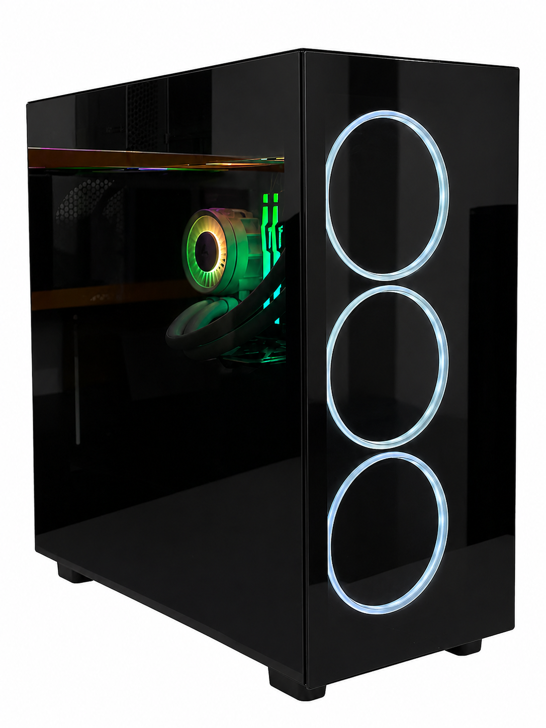 Custom Gaming Desktop PC – Core i7-14700K, RTX 3080 Ti 12GB, 32GB DDR5, 1TB NVMe SSD, Used