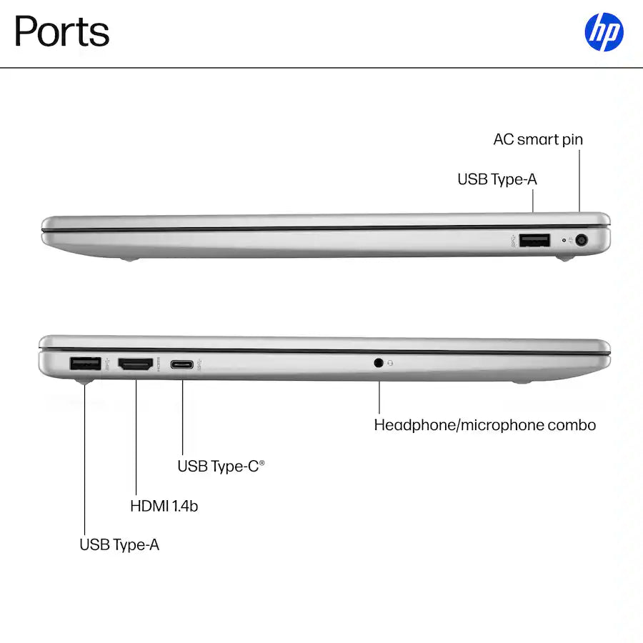 HP 15-fc0307dx Laptop – Ryzen 7 5825U, 16GB/32GB RAM, 1TB NVMe SSD, 15.6″ FHD, Brand New