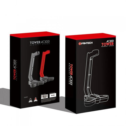 Fantech AC3001 Tower Headset Stand, Black | AC3001