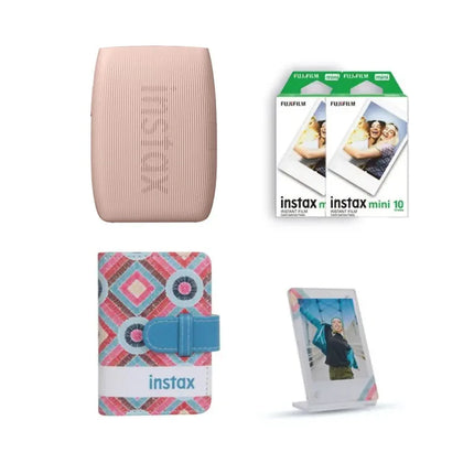 Fujifilm Instax Mini Link 3 Smartphone Printer Bundle – Pink
