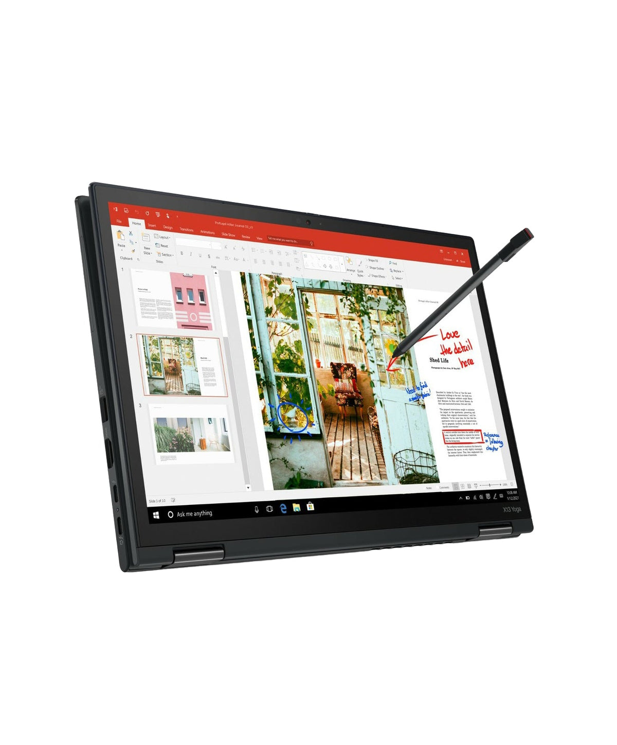 Lenovo ThinkPad X13 Yoga 2-in-1 Laptop – Core i7-10610U, 16GB RAM, 256GB NVMe SSD, 13.3″ Touchscreen, Open Box