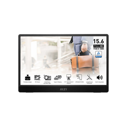 MSI PRO MP161 E2U 15.6" FHD 100HZ BUSINESS PORTABLE MONITOR