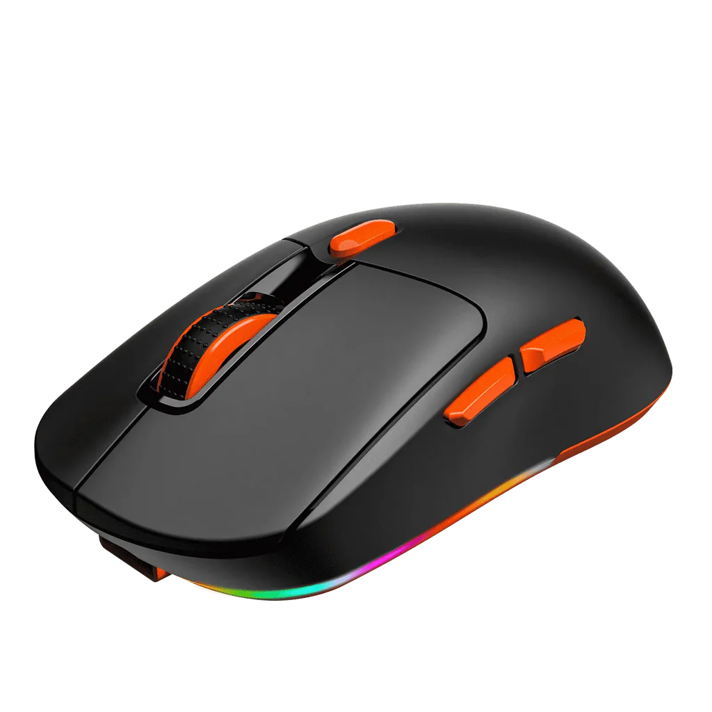 Meetion GW38 Wireless Tri-Mode Mouse with Magnetic Charging Dock Black