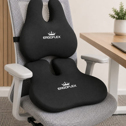 ErgoFlex Orthopedic Memory Foam Seat Cushion